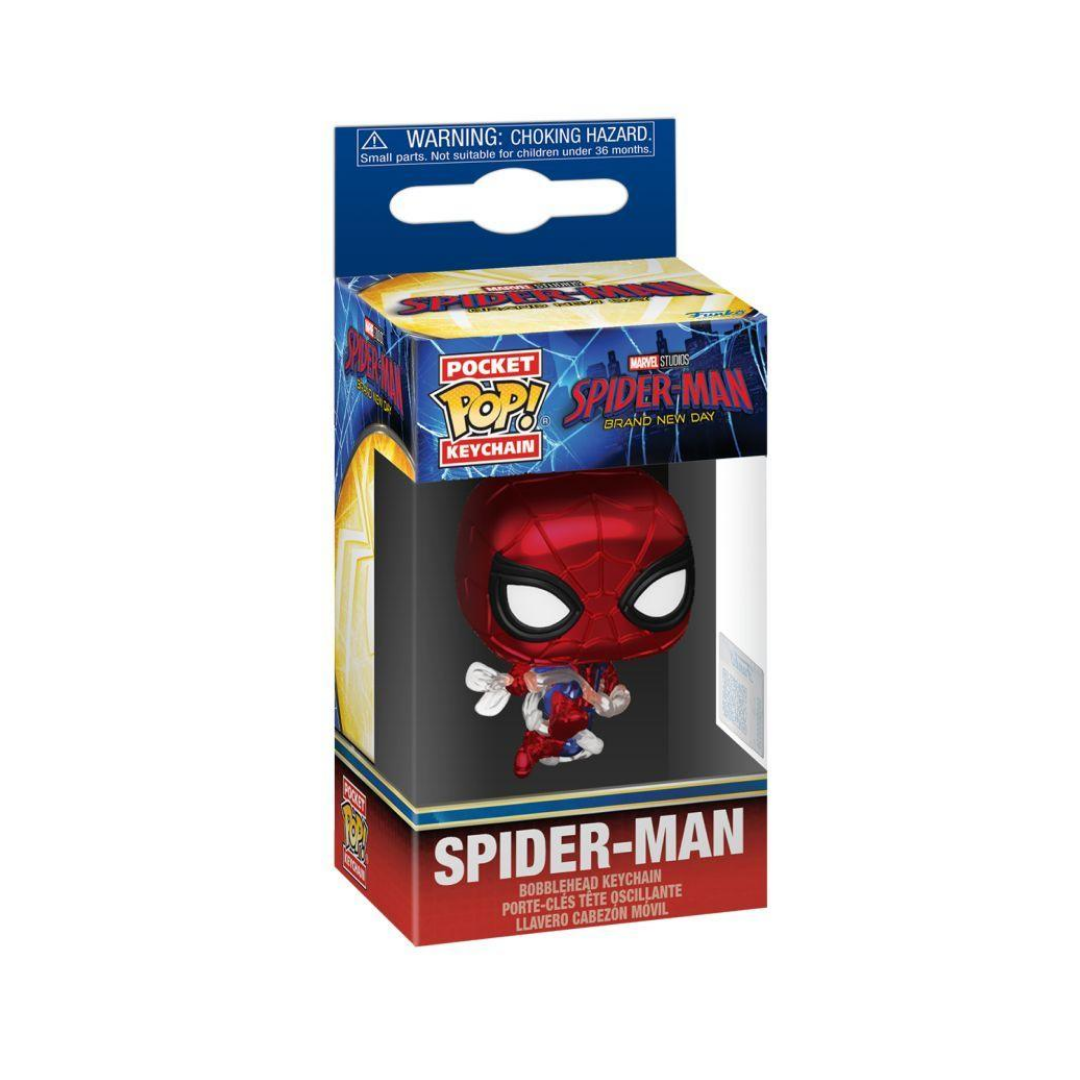 Spiderman: Brand New Day – Spiderman Metallic Pop! Vinyl Keychain