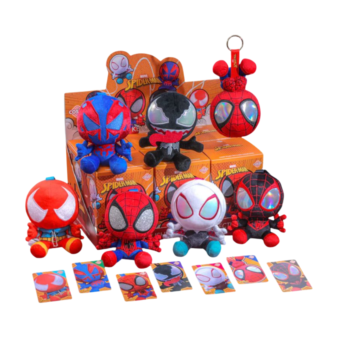 Spiderman - Spiderman Cosbi Plush Keychain Blind Box