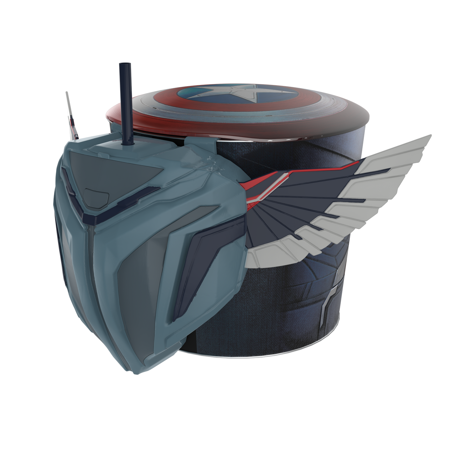 Captain America - Armour Drink & Snack Set