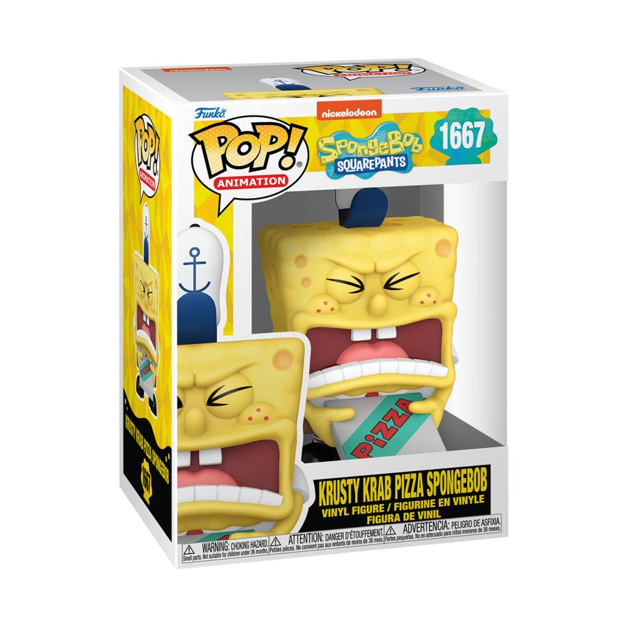 SpongeBob - Krusty Krab Pizza SpongeBob Pop! Vinyl