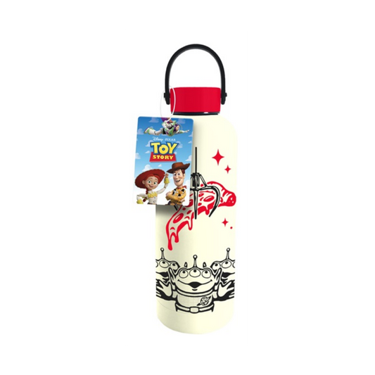 Toy Story - Pizza Planet Metal Water Bottle with Carry Loop