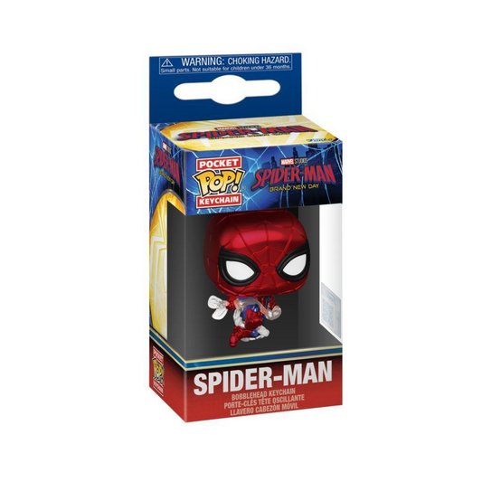 Spiderman: Brand New Day – Spiderman Metallic Pop! Vinyl Keychain