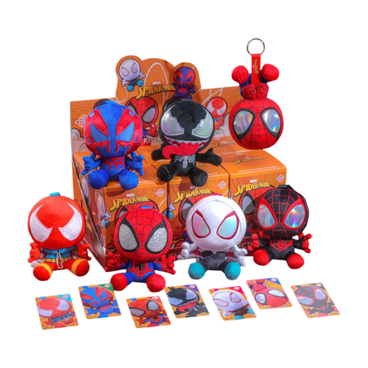Spiderman - Spiderman Cosbi Plush Keychain Blind Box