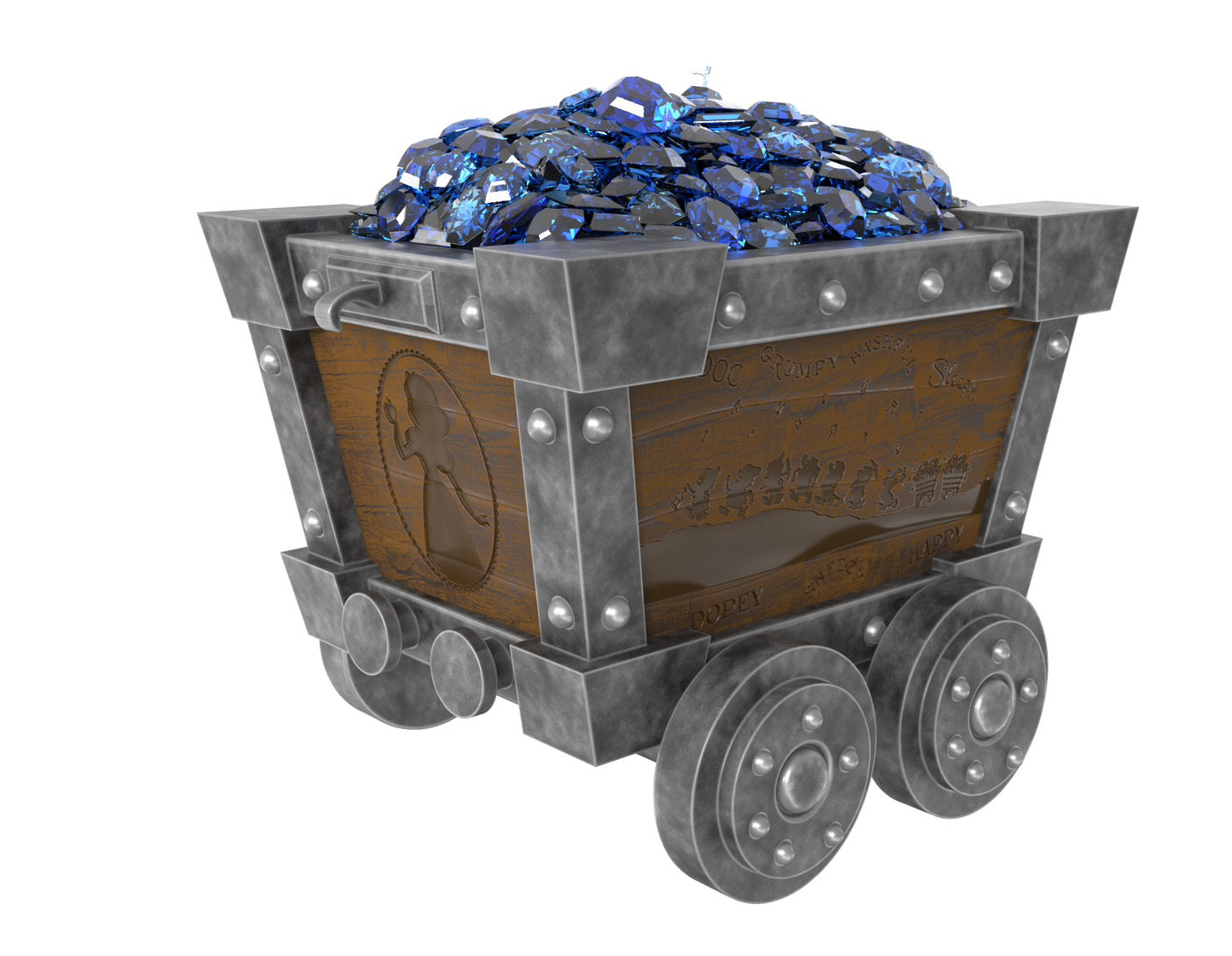 Snow White - Collectable Mine Cart
