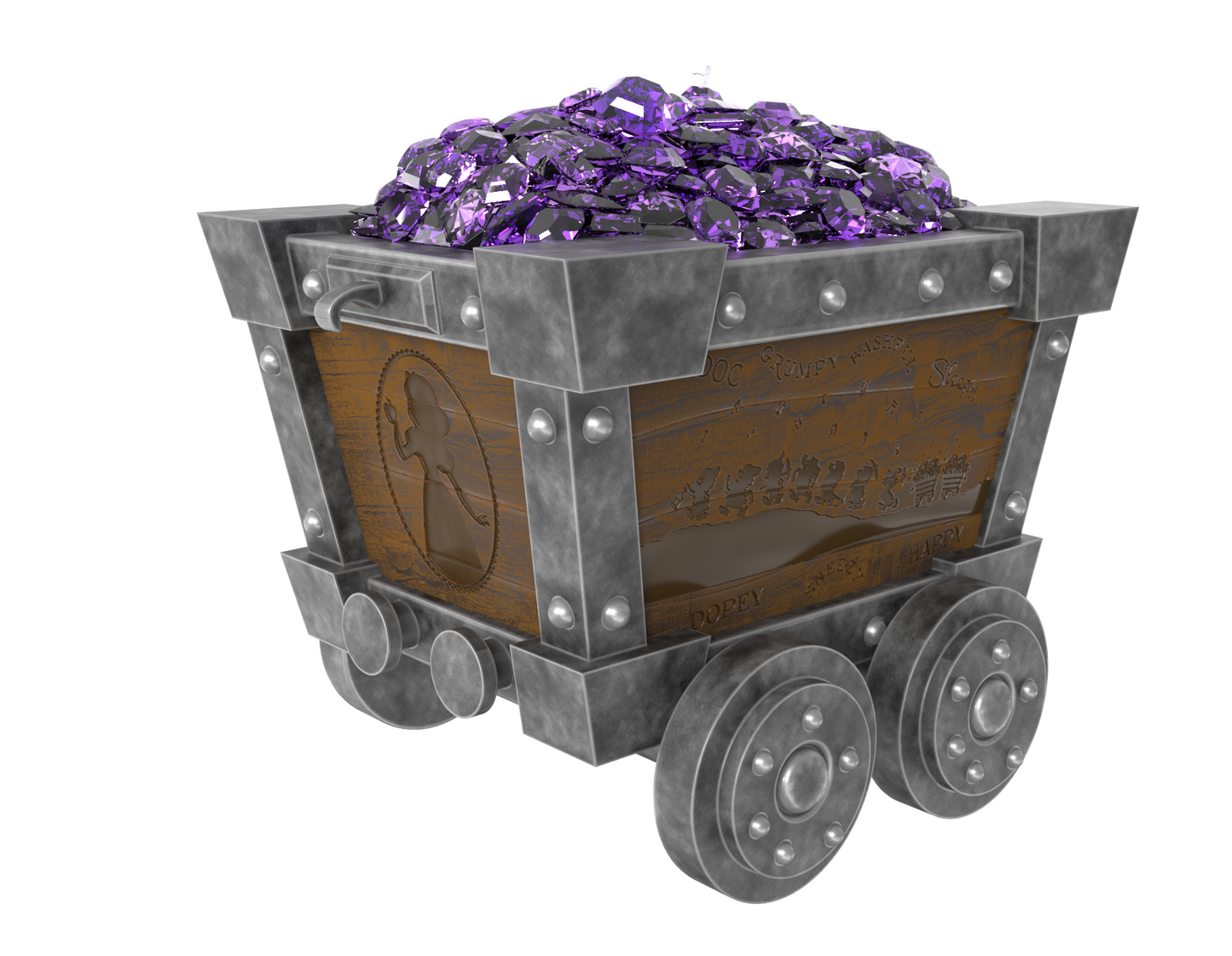 Snow White - Collectable Mine Cart