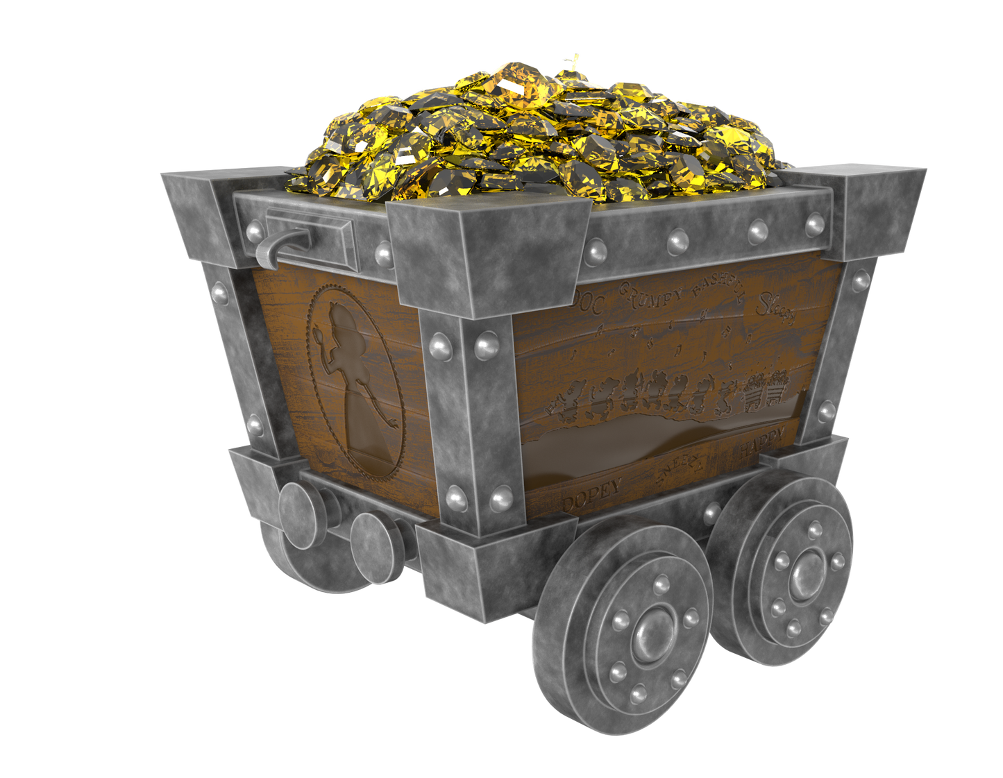 Snow White - Collectable Mine Cart