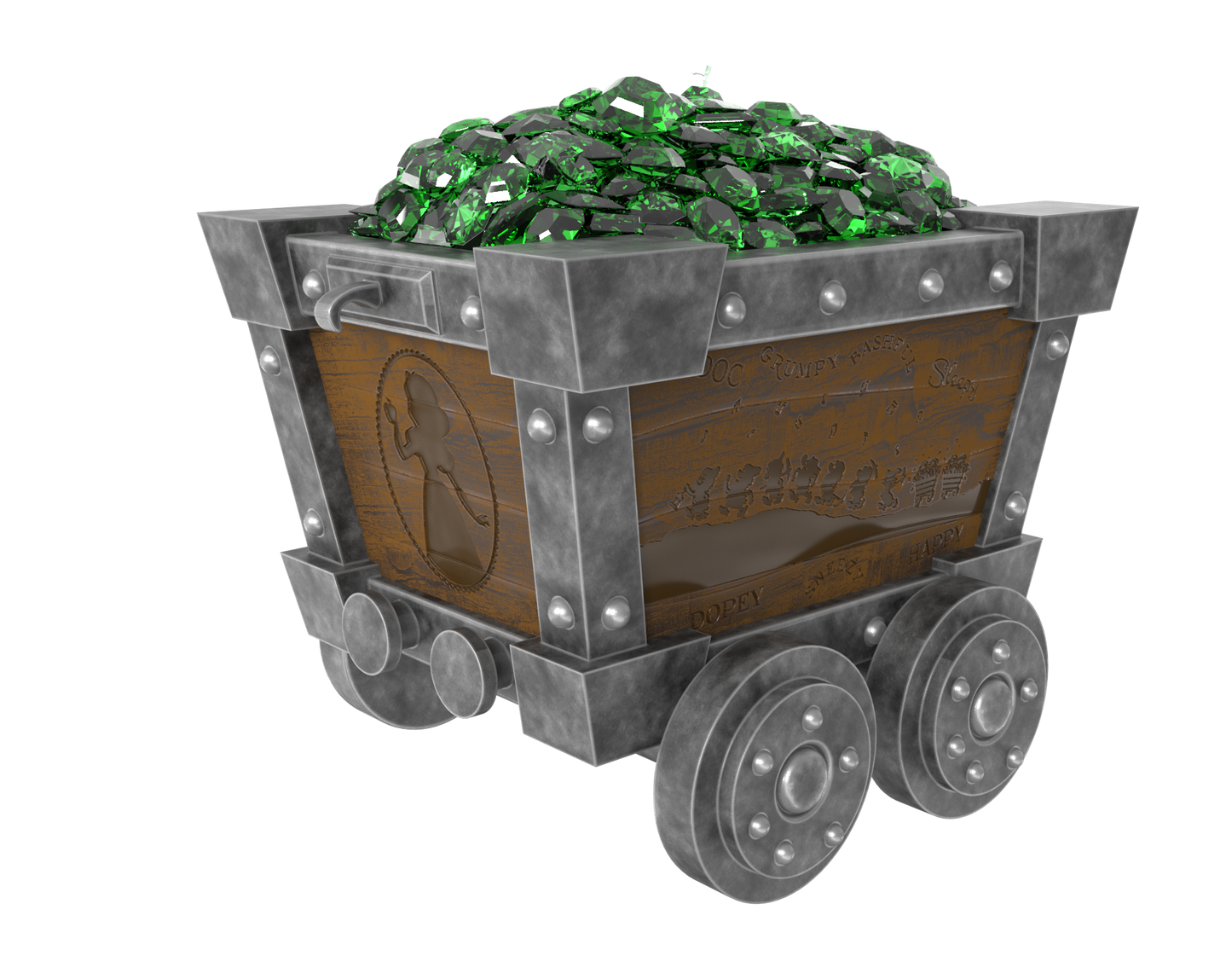 Snow White - Collectable Mine Cart