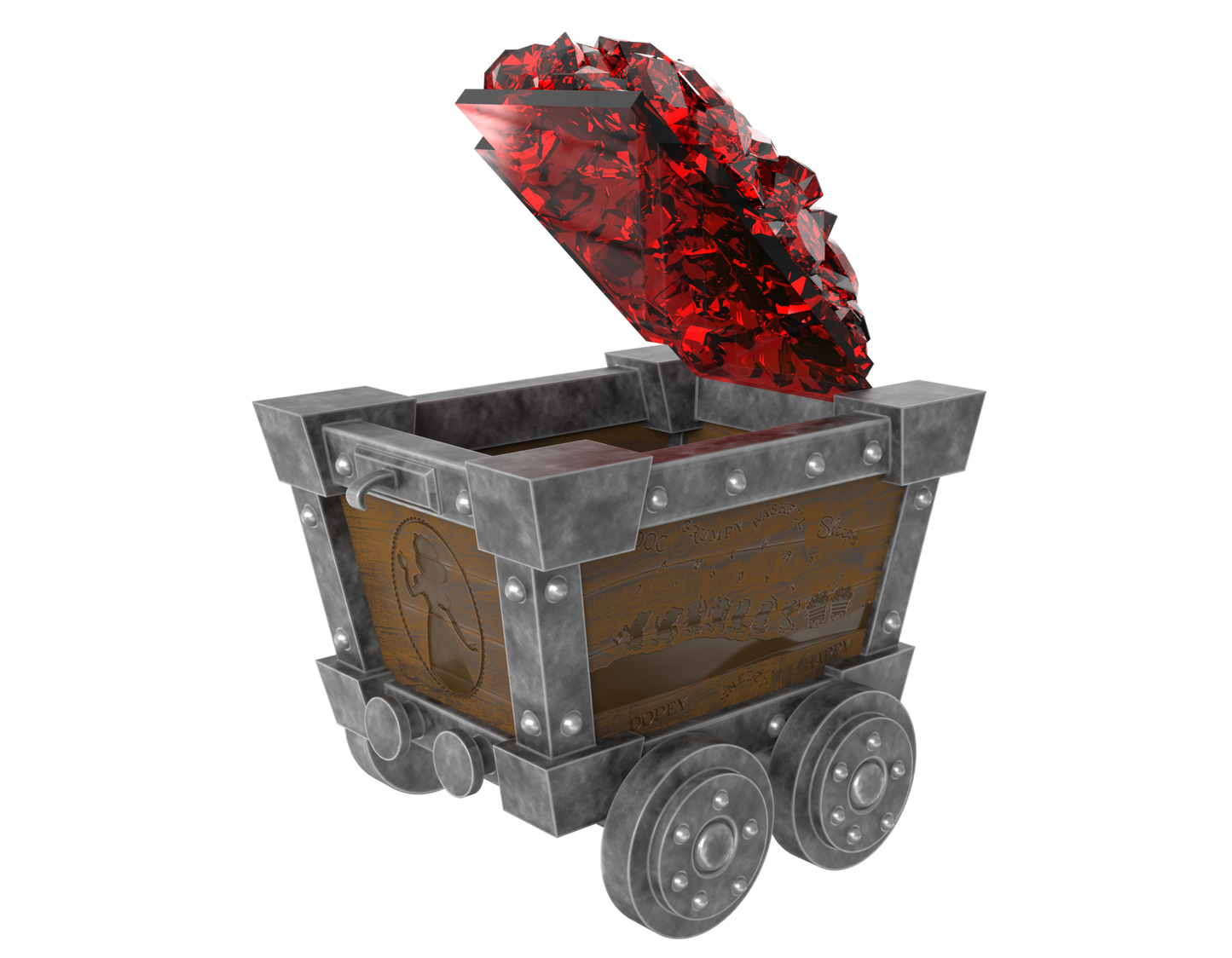 Snow White - Collectable Mine Cart